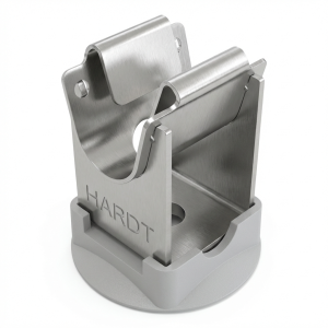 Nízky stĺpik na drôt s plastovou podstavou h=20mm nehrdzavejúca oceľ kyselinovzdorná