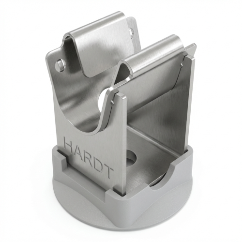 Nízky stĺpik na drôt s plastovou podstavou h=20mm nehrdzavejúca oceľ kyselinovzdorná 000-149 (1)