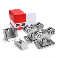 Sada vozíkov pre samonosné posuvné brány + príslušenstvo KIT pre koľajnicu 80