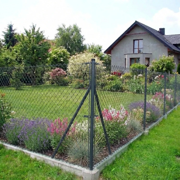 Stĺpik oplotenia Fi 48,3x1,5, dĺžka 2,3 m, grafitový RAL 7016 000-227 (4)