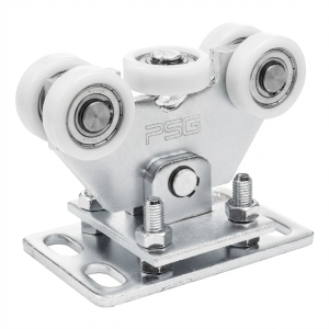 Balíček nylonových vozíkov pre samonosné posuvné brány + príslušenstvo KIT pre koľajnicu 80