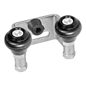 Držiak brány 40 s gumenými kolieskami