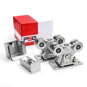 Balíček vozíkov pre posuvnú bránu: 2× vozík (5-rolkový. kov) + príslušenstvo