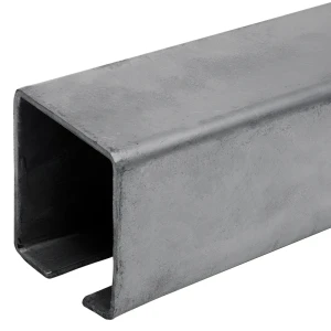 Uchytková koľajnica pre samonosné posuvné brány 80x80x27,5x5 mm 6000 mm