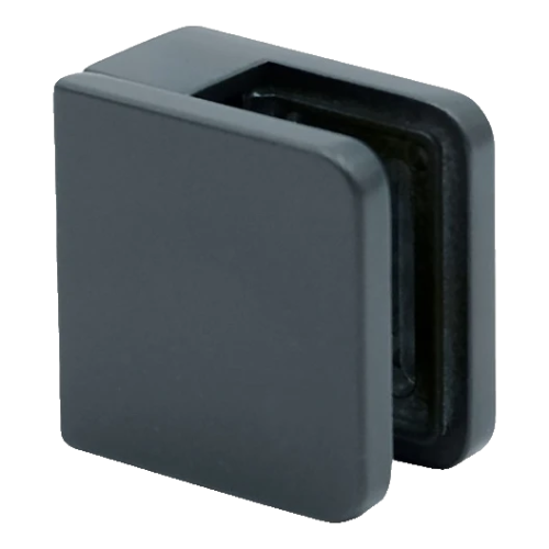 Držiak skla 45x45x26 mm antracit sklo 6-10,76 mm zamak systém plochý lakovaný 000-269 (1)