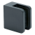 Držiak skla 45x45x26 mm antracit sklo 6-10,76 mm zamak systém plochý lakovaný 000-269 (1)