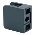 Držiak skla 45x45x26 mm antracit sklo 6-10,76 mm zamak systém plochý lakovaný 000-269 (2)
