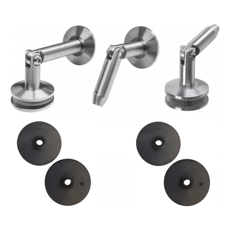 Systém sklenených prístreškov M12, 3-dielny, pre ťahadlo fi 12mm, sklo 8-17,52mm (aisi304, univerzálny, satén) (10) 000-285 (1)