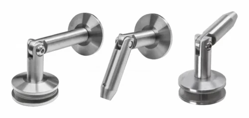 Systém sklenených prístreškov M12, 3-dielny, pre ťahadlo fi 12mm, sklo 8-17,52mm (aisi304, univerzálny, satén) (10) 000-285 (2)