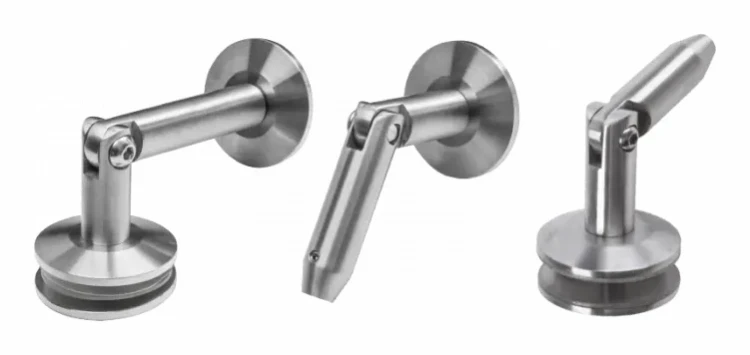 Systém sklenených prístreškov M12, 3-dielny, pre ťahadlo fi 12mm, sklo 8-17,52mm (aisi304, univerzálny, satén) (10) 000-285 (2)