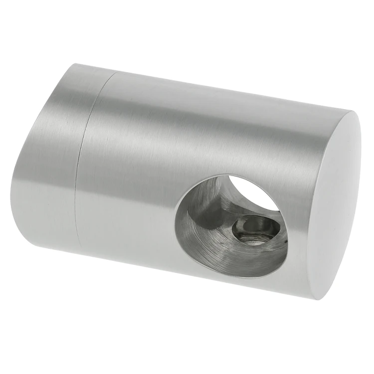 Priechodný držiak pre tyč/rúru fi 12 mm. systém pre rúru 42,4 mm, AISI 304 satén 000-290 (1)