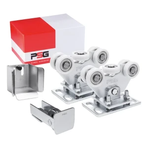 Balíček vozíkov s 5 plastovými kolieskami KIT pre samonosné posuvné brány s príslušenstvom