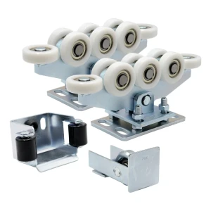 Balíček vozíkov 80 (8-rolkové. nylonové rolky) KIT pre posuvné brány s príslušenstvom