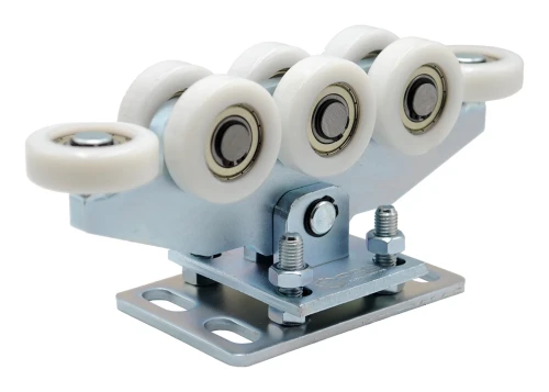 Balíček vozíkov 80 (8-rolkové. nylonové rolky) KIT pre posuvné brány s príslušenstvom 000-305 (2)