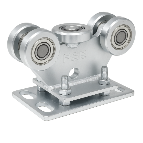 Jazdný vozík 80 oceľové kolieska na posuvnú bránu s reguláciou 5-kolieskový 000-314 (1)