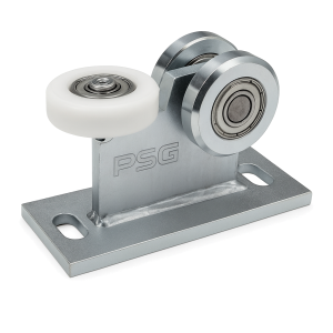 Jazdný vozík 80 3 kladky oceľové a plastové pre závesné brány