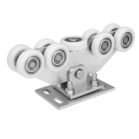 Jazdný vozík 80 9-kladkový z plastu pre posuvnú bránu