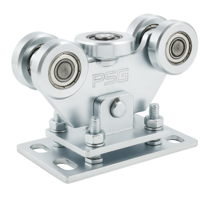 Jazdný vozík 70 5-rolkový pre posuvnú bránu výkyvný oceľové kolieska