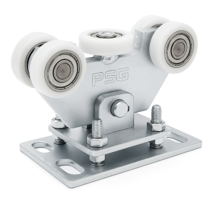 Jazdný vozík 70 pre posuvnú bránu výkyvný 5 kladiek z plastu