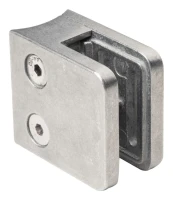 Držiak skla 45x45x26 mm sklo 6-10,76 mm zamak systém 42,4 mm surový