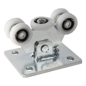 Jazdný vozík na hliníkový profil 5-kladkový s kladkami z plastu