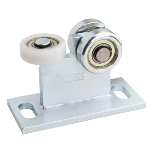 Jazdný vozík 70 pre závesnú bránu 2 oceľové kolieska a 1 z plastu - široká základňa