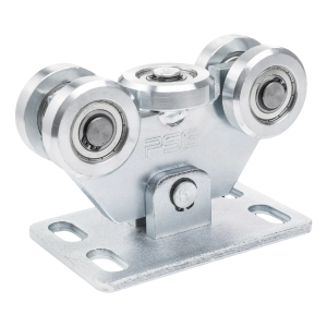 Jazdný vozík bránový 80 pre posuvnú bránu – 5-kladkový, oceľové kladky