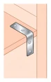 Nábytková uholníková spojka KW 30 30x30x14x1,5 pozinkovaná žiarovým zinkovaním 000-350 (3)