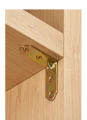Montážny uholník KW 3 50x50x17x2,0 pozink zlatý 000-348 (2)