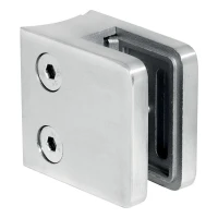 Držiak skla 6-10,76 mm 45x45x26 mm AISI 316, systém 42,4 mm satén