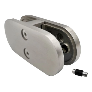 Držiak skla 6-12,76 mm 180° 106x45x30 mm pin AISI 304 satén