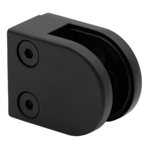 Držiak skla 6-10,76 mm 50x40x26 mm pin zamak lakovaný systém plochý čierny