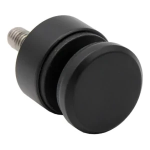 Bodový držiak na sklo 6-12 mm fi 30/13/M8x40 AISI 304 plochý systém čierny