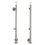 Koncový stĺpik ľavý fi 42,4x1230mm AISI304 bočné upevnenie satén 000-525 (1)