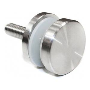 Bodový držiak sklo 4-16,76mm fi 30/4/M8 AISI304 systém plochý satén