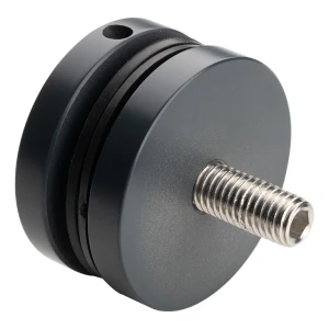 Bodový držiak skla 8-17,52mm fi 50/8/M10x50 AISI304 plochý systém antracit