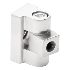 Záves 180° pre úchyt pre sklo 45 x 45 x 26 mm plochý systém AISI304, satén