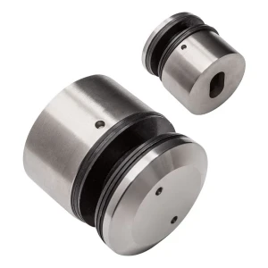 Bodový držiak skla 8-16,76mm fi 48/26/M10x38 AISI304 na kľúč systém plochý satén