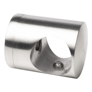 Priechodný úchyt tyče fi19 mm montovaný k rovine AISI304 satín