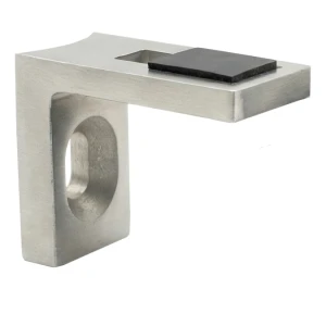 Držiak na sklo 40x35x20 mm AISI304 systém 42,4 satina