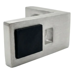 Držiak na sklo 40x35x20 mm AISI304 plochý systém satén