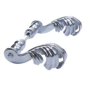 Postal – kované kľučka na brány a brániččky H135×L90 mm komplet pozinkovaná