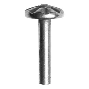 Postal – ozdobný oceľový nit FI6 × H36 × FI18 pre brány a oplotenia