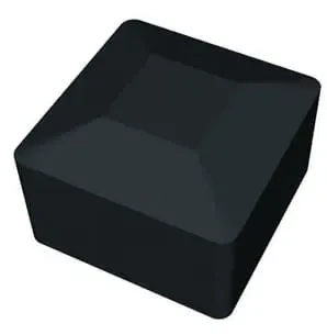 Zátka pre inštalačný profil 40x40 Čierna PV-19-01
