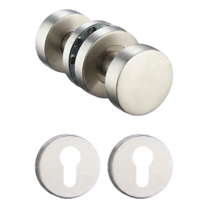 PSG súprava pohyblivých kľučiek z nehrdzavejúcej ocele s okrúhlymi štítkami PZ