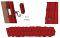 Strešný Hák Vario 3x Nastaviteľný Nerezová oceľ A2 1.4301 - 145mm PV-08-31-A2 (2)