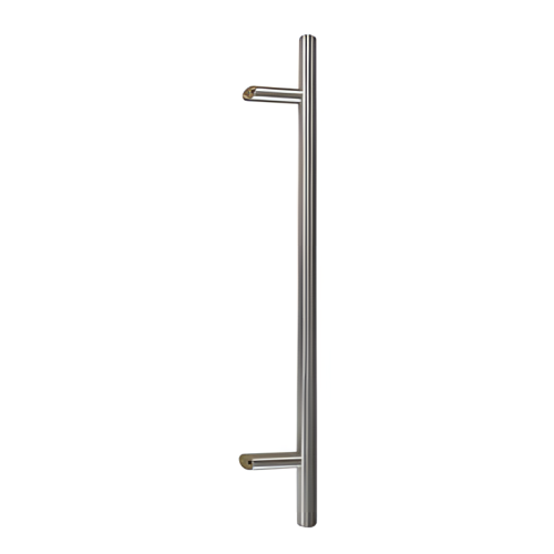 Jednostranné okrúhle dverové madlo ø32 × 1200 mm – oceľ AISI 304, satén, montáž 45° 000-719 (1)