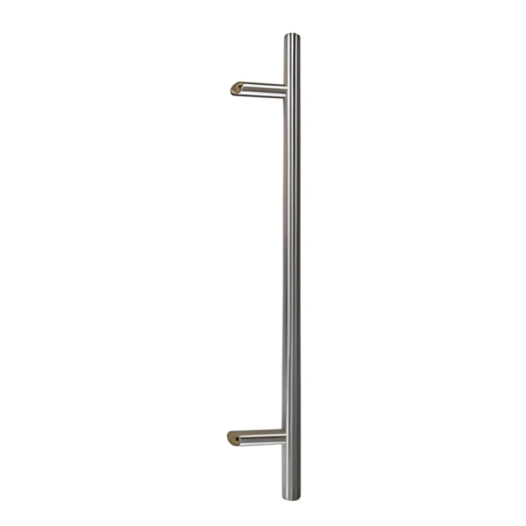 Jednostranné okrúhle dverové madlo ø32 × 1200 mm – oceľ AISI 304, satén, montáž 45° 000-719 (1)