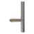 Jednostranné okrúhle dverové madlo ø32 × 1200 mm – oceľ AISI 304, satén, montáž 45° 000-719 (2)