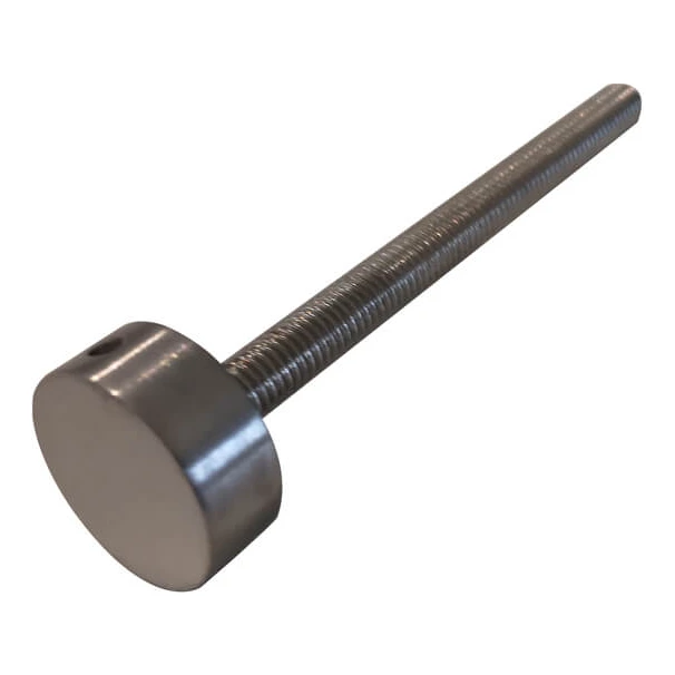 Jednostranné okrúhle dverové madlo ø32 × 1200 mm – oceľ AISI 304, satén, montáž 45° 000-719 (3)